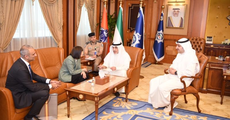 اليوسف يبحث مع سفراء أميركا والهند وباكستان تعزيز التعاون في المجالات الأمنية