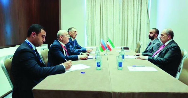 جانب من مشاركة وفد الإطفاء في الاجتماع الدولي