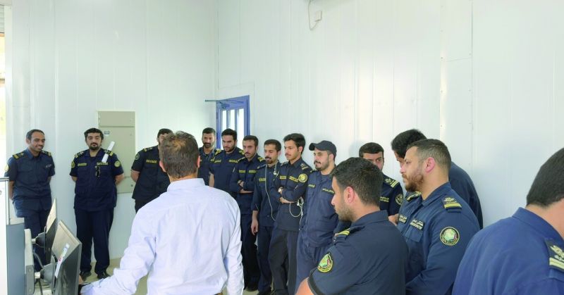 «الجمارك» درّبت كوادرها على تشغيل جهاز فحص الباليتات بمنفذ النويصيب