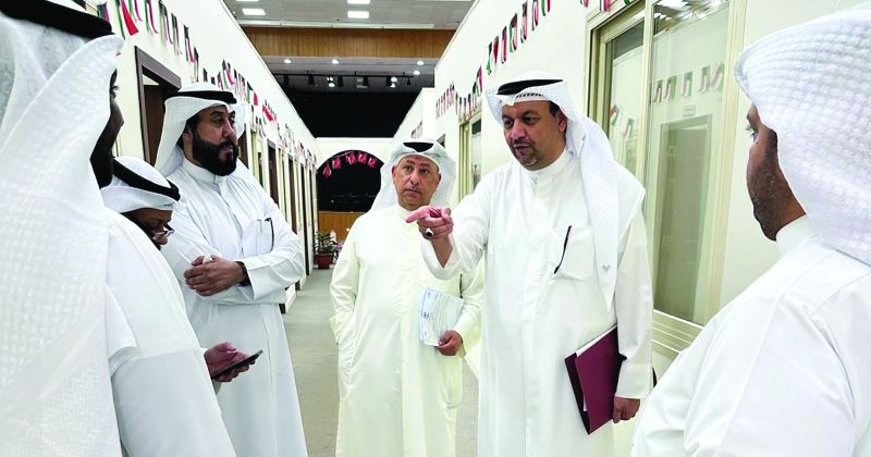 عيسى محمود خلال الجولة التفقدية