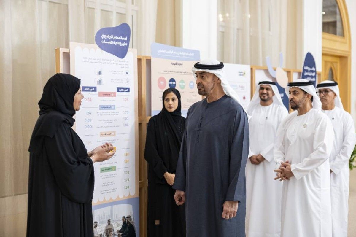 رئيس الدولة يكرم المؤسسات الحاصلة على"علامة الجودة لبيئة عمل داعمة للوالدين"