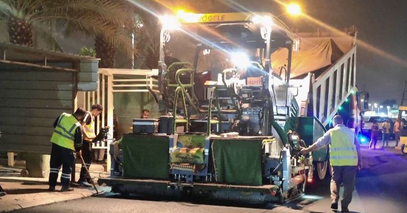 وزيرة الأشغال: فريق هندسي يتابع مستجدات صيانة الطرق في الرابية ميدانياً