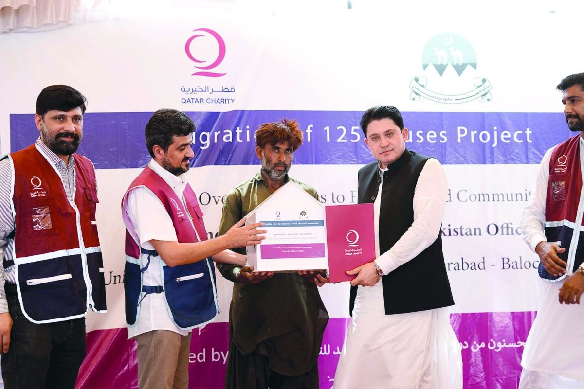 قطر الخيرية تنتهي من بناء قرية سكنية متكاملة في باكستان