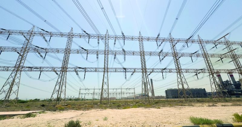 مشروع ربط الخطوط الهوائية قطع مرحلة كبيرة