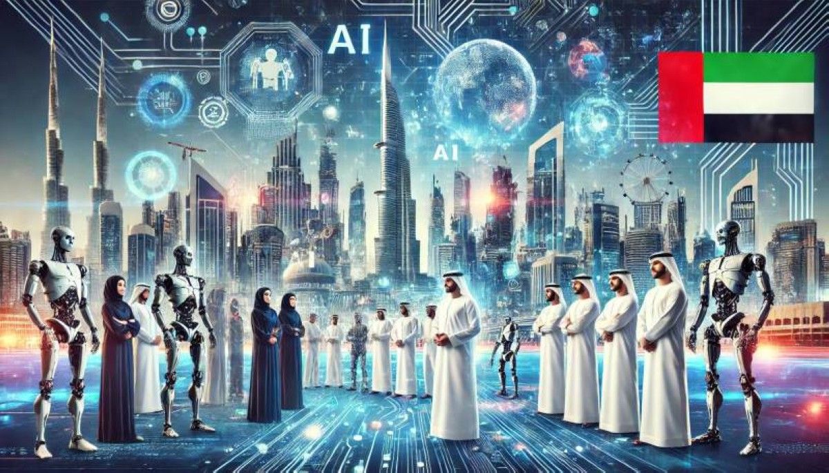 الإمارات الثانية عالمياً في مجال الذكاء الاصطناعي 2025