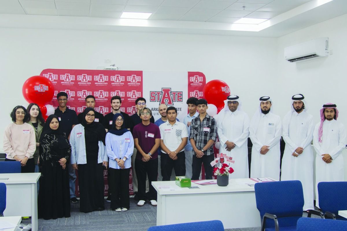 جامعة ولاية أركنساس قطر تنظم يوماً تعريفياً لطلبة الدفعة الخامسة