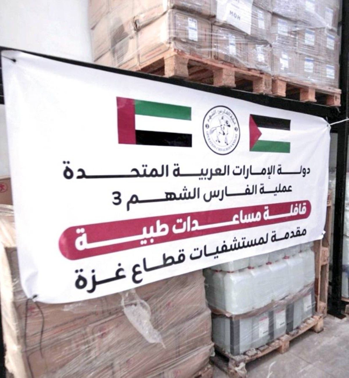 في إطار تنفيذ توجيهات رئيس الدولة.. سفينة تاسعة تحمل 7000 طن من المواد الغذائية والأساسية لدعم غزة