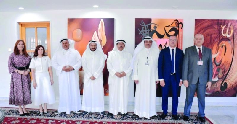 لقطة جماعية لممثلي معهد التخطيط وجمعية المياه