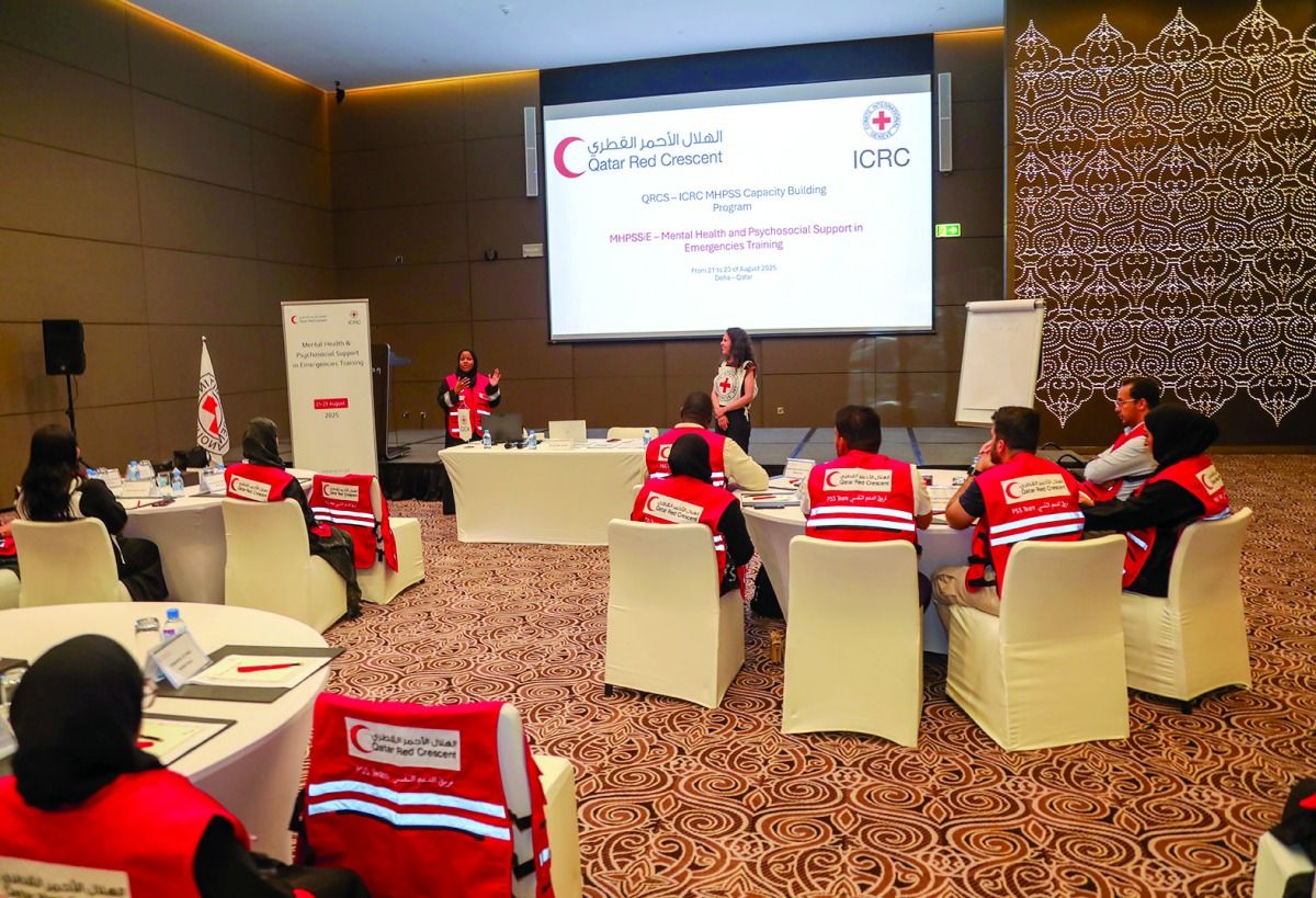 الهلال القطري يعزز كفاءة الكوادر الإغاثية