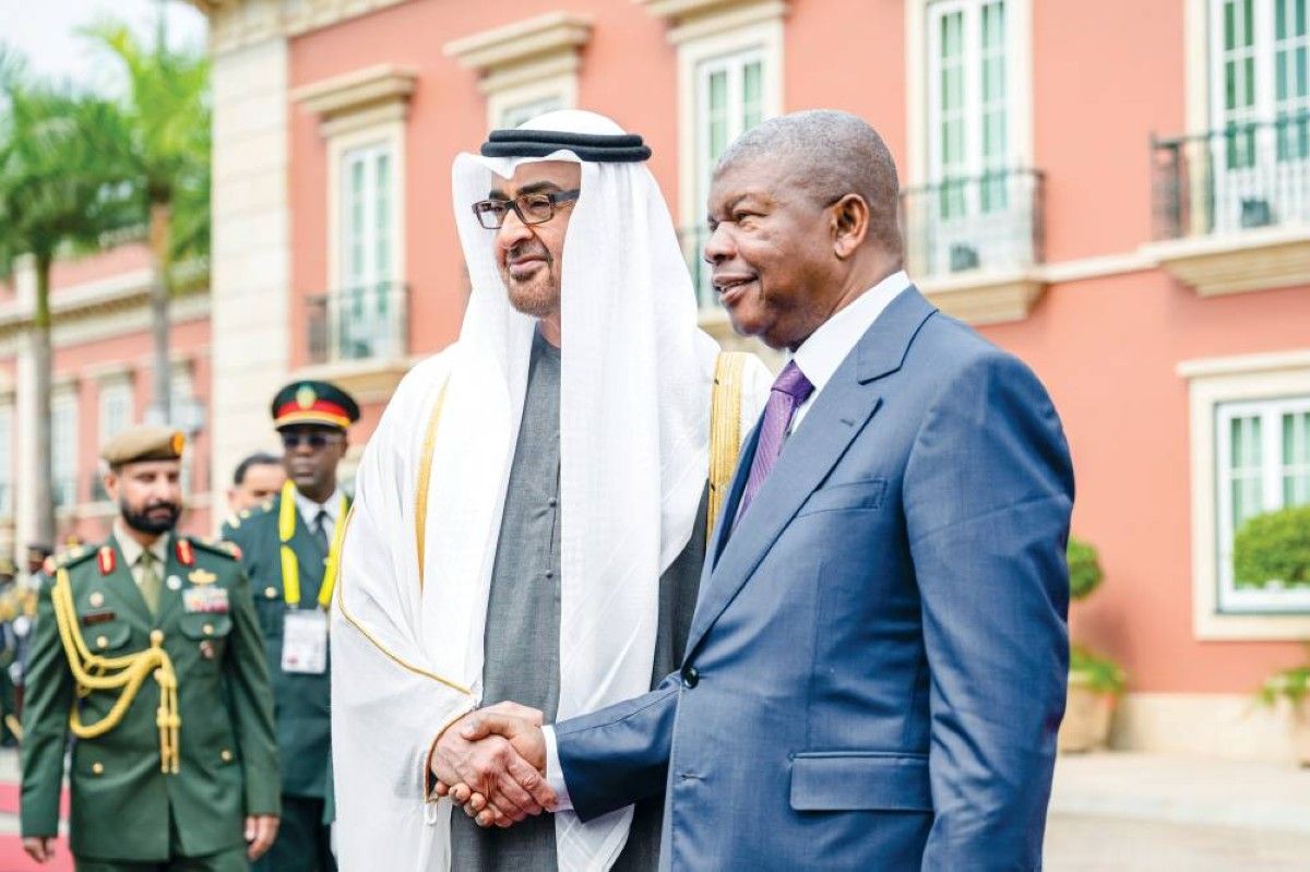 رئيس الدولة:الإمارات وأنغولا تجمعهما رؤية مشتركة في التنمية المستدامة والنمو والازدهار
