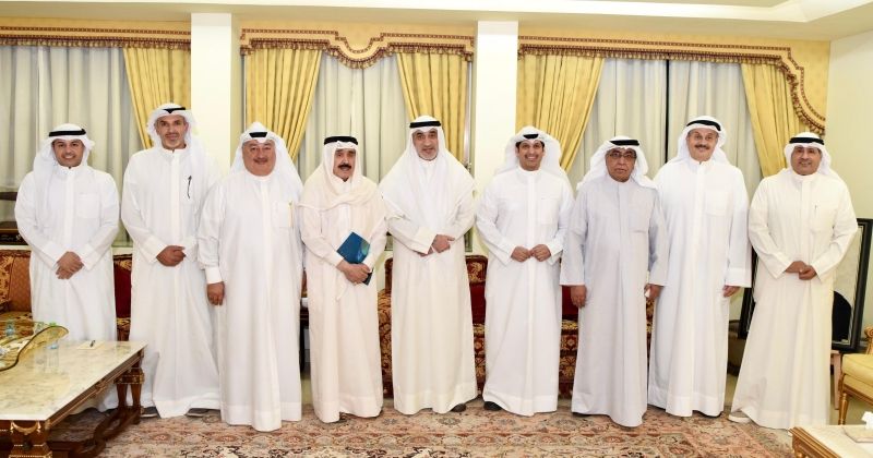 النائب الأول مستقبلا وزير الإعلام ورؤساء التحرير