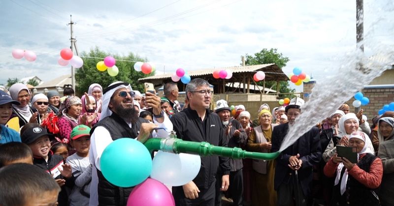 مياه «الصفا الإنسانية» تروي عطش المحتاجين في قرغيزيا