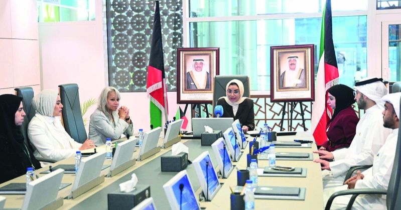 وزيرة الشؤون خلال تدشين المنصة (تصوير نايف العقلة)