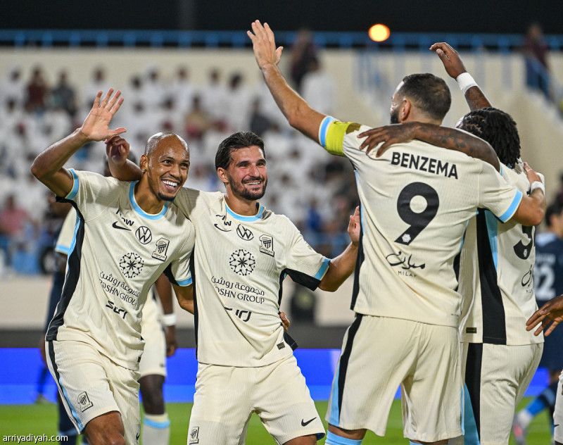 بخماسية.. الاتحاد يذيق الأخدود من كأس قطبي بريدة