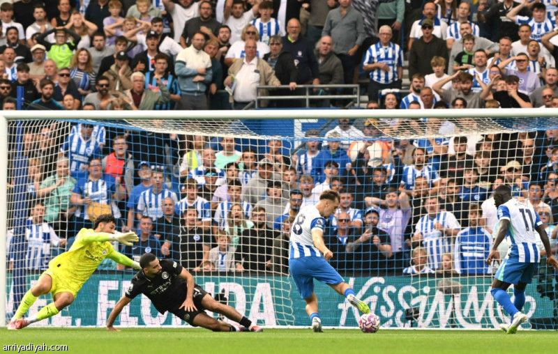 «قاتل» يسقط السيتي ويمنح برايتون الانتصار الأول