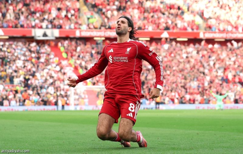 سوبوسلاي يهدي ليفربول الانتصار الـ90 على «المدفعجية»