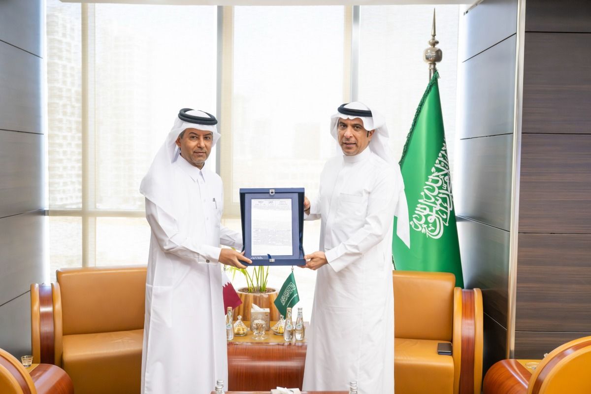 المدير العام لوكالة الأنباء القطرية يجتمع مع نظيره السعودي