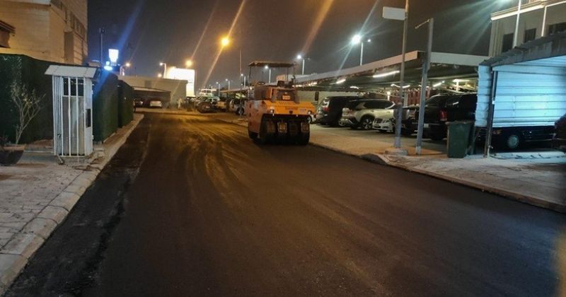 صيانة الطرق مستمرة