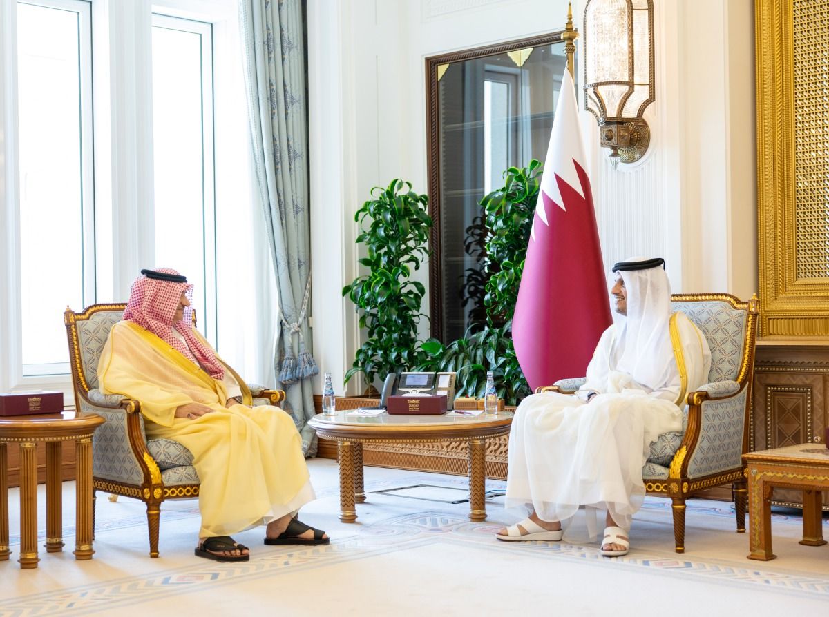 رئيس مجلس الوزراء وزير الخارجية يودع السفير السعودي