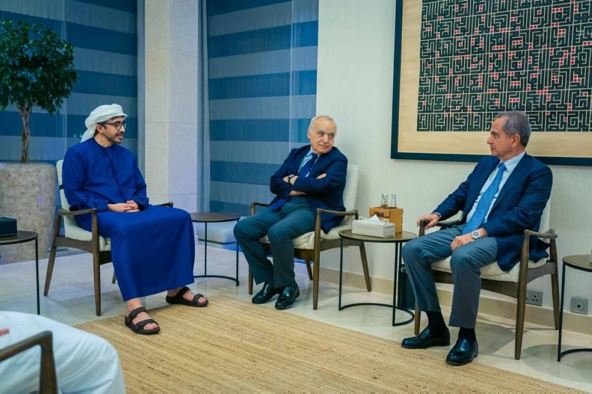 عبدالله بن زايد يبحث ووزير الطاقة والمياه اللبناني العلاقات الأخوية بين البلدين