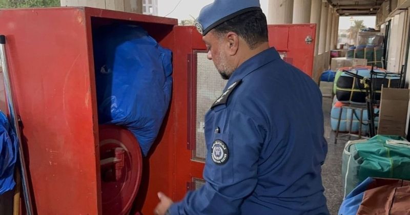 غلق إداري لـ 20 منشأة مخالفة بحملة لـ «الإطفاء» في «المباركية»