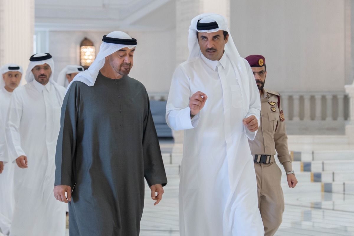 سمو الأمير ورئيس الإمارات يبحثان تداعيات الاعتداء الإسرائيلي السافر على سيادة قطر وأمن المنطقة