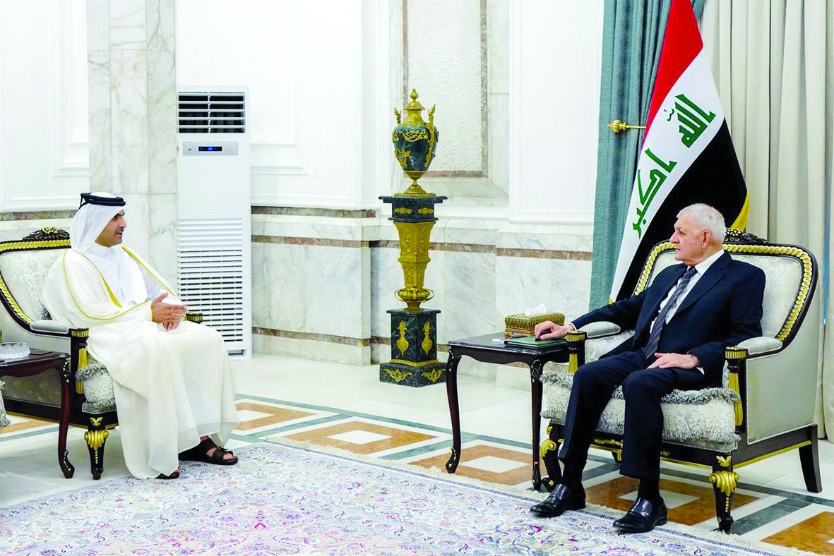 الرئيس العراقي يستقبل وزير الثقافة