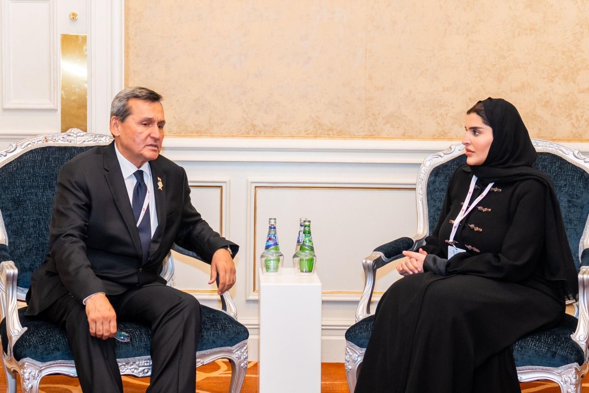 وزير الدولة للتعاون الدولي تجتمع مع نائب رئيس مجلس الوزراء ووزير الخارجية في تركمانستان