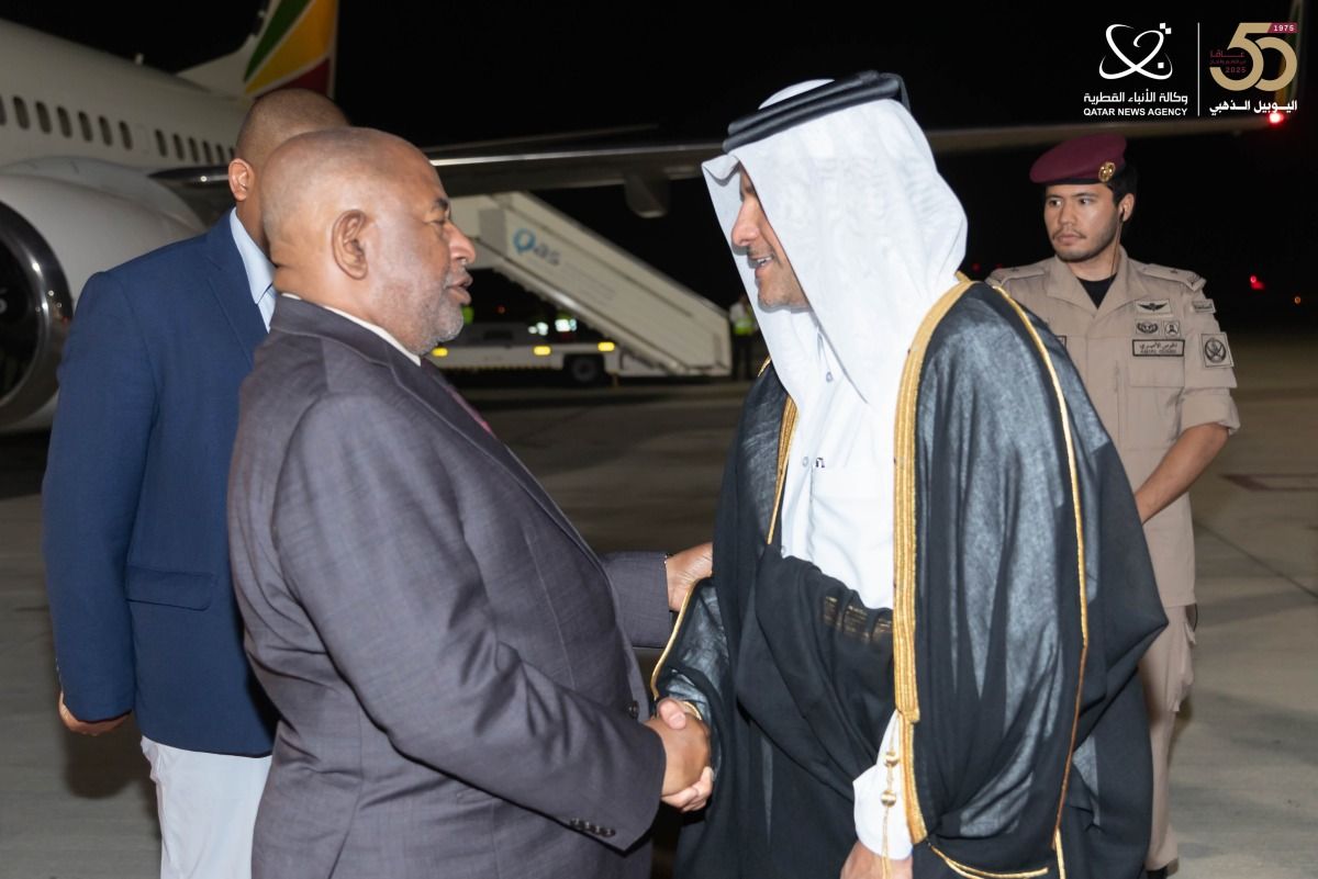 رئيس جمهورية جزر القمر يصل الدوحة