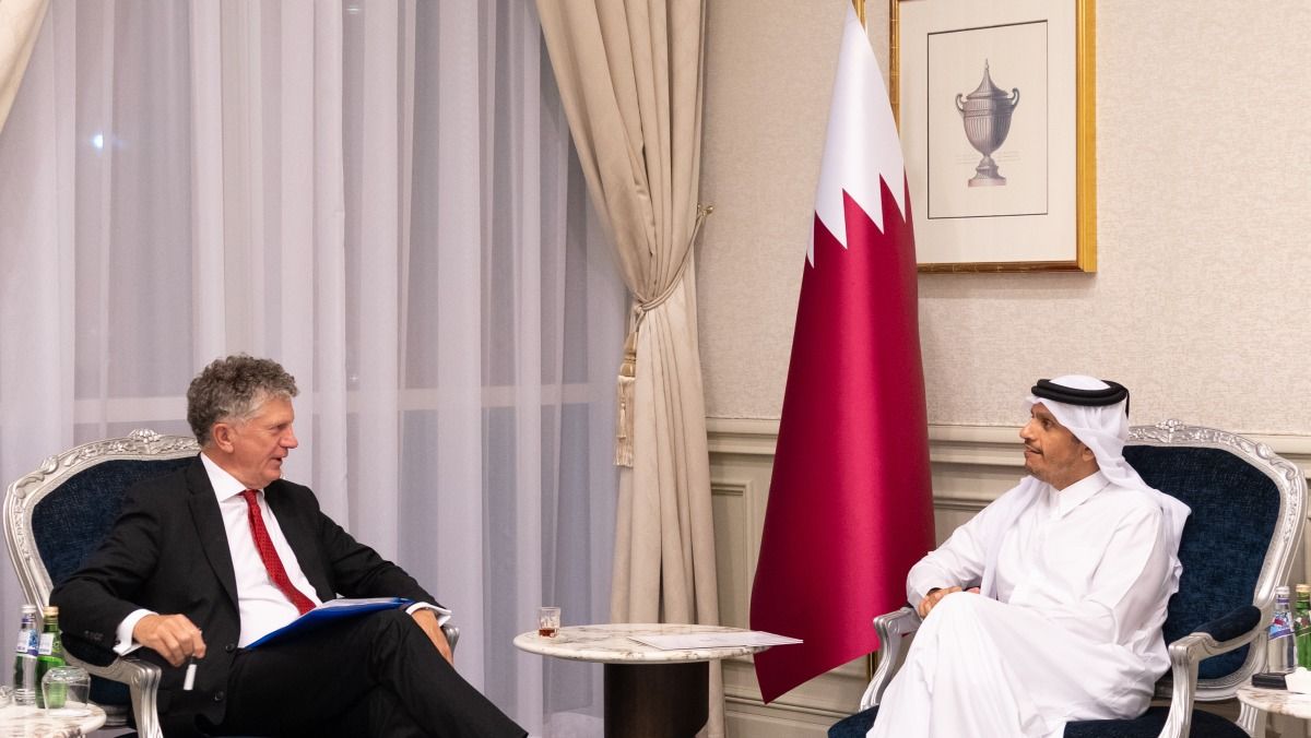 رئيس مجلس الوزراء وزير الخارجية يستقبل مستشار الأمن القومي البريطاني