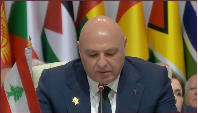 الرئيس اللبناني: المستهدف الحقيقي في العداون على قطر كان مفهوم الوساطة ومبدأ الحلول بالحوار