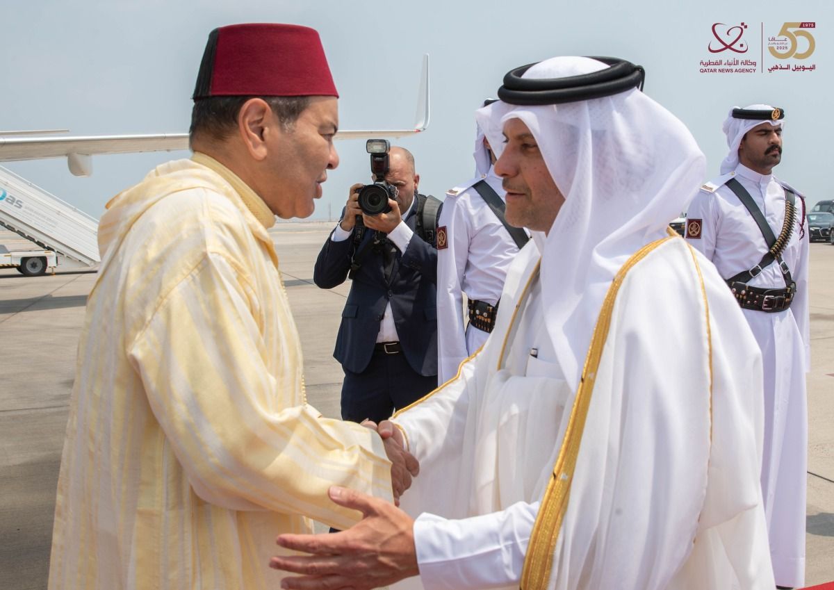 ممثل العاهل المغربي يصل الدوحة