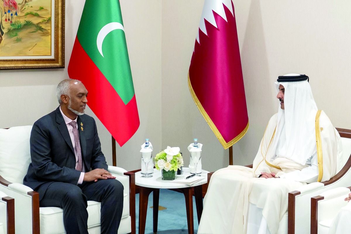 بحث سبل تعزيز العلاقات مع المالديف