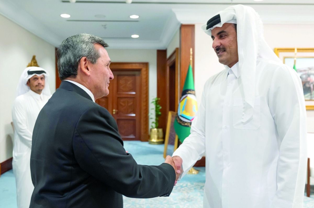 سموه يستقبل نائب رئيس وزراء تركمانستان