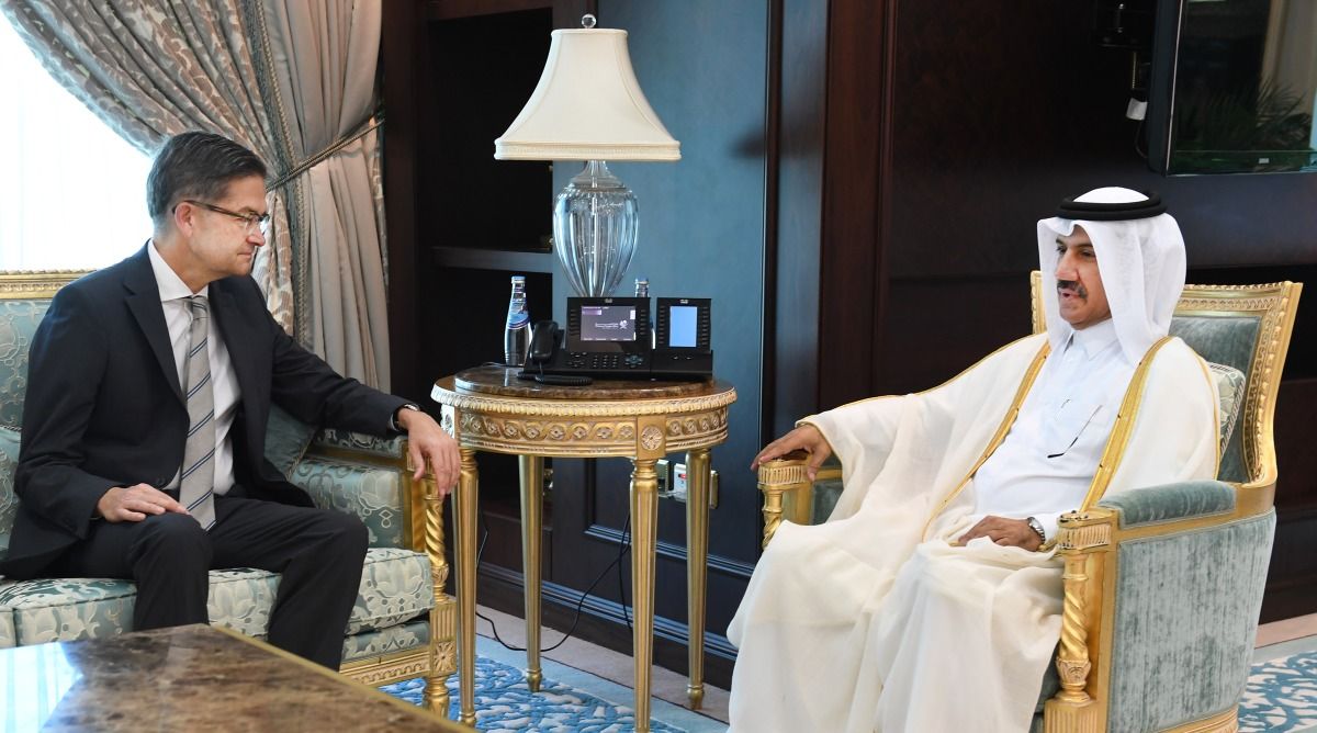 الأمين العام لوزارة الخارجية يتسلم نسخة من أوراق اعتماد سفيري ألمانيا وفرنسا