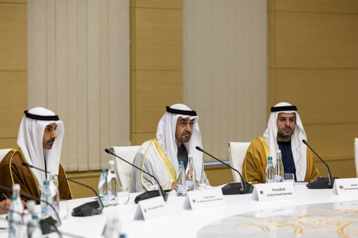 محمد بن زايد: الإمارات حريصة على تعزيز شراكاتها التنموية مع دول القوقاز