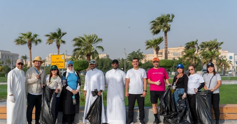 محافظة مبارك الكبير تحتفي بيوم التنظيف العالمي بحملة على شاطئ أنجفة