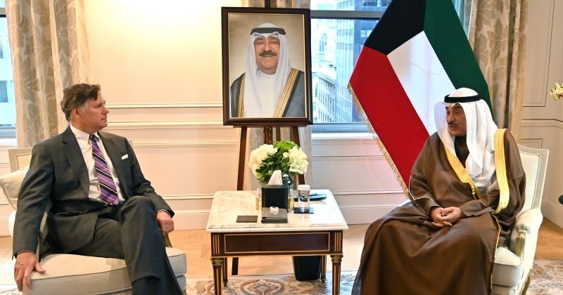 ممثل سمو الأمير سمو ولي العهد يستقبل نائب وزير الخارجية الأميركي