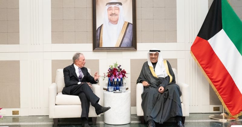 ممثل سمو الأمير يستقبل رؤساء شركات «غولدمان ساكس» و«بلومبيرغ» و«بلاك روك»