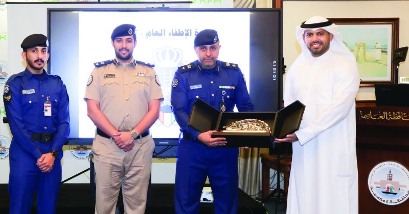 محافظة العاصمة توعّي موظفيها بطرق الوقاية والسلامة من الحرائق