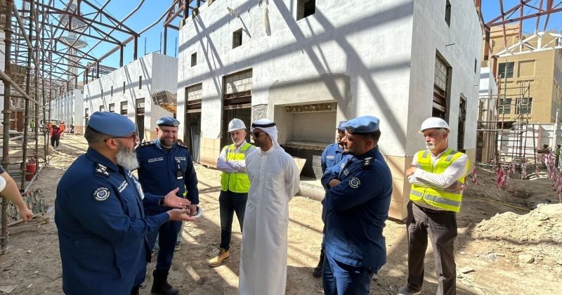 «الإطفاء»: تذليل العقبات أمام «إعادة إعمار المباركية» بما يسهم في سرعة الإنجاز