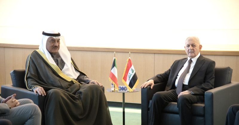 ممثل سمو الأمير يلتقي الرئيس العراقي على هامش اجتماعات الجمعية العامة للأمم المتحدة