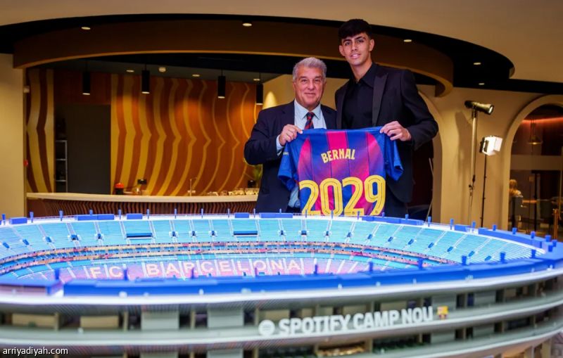 برشلونة يمدد عقد بيرنال حتى 2029