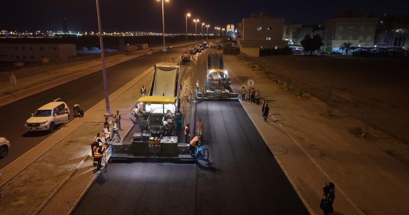وزيرة الأشغال: متابعة ميدانية لأعمال صيانة الطرق في منطقتي عبدالله المبارك والرّي
