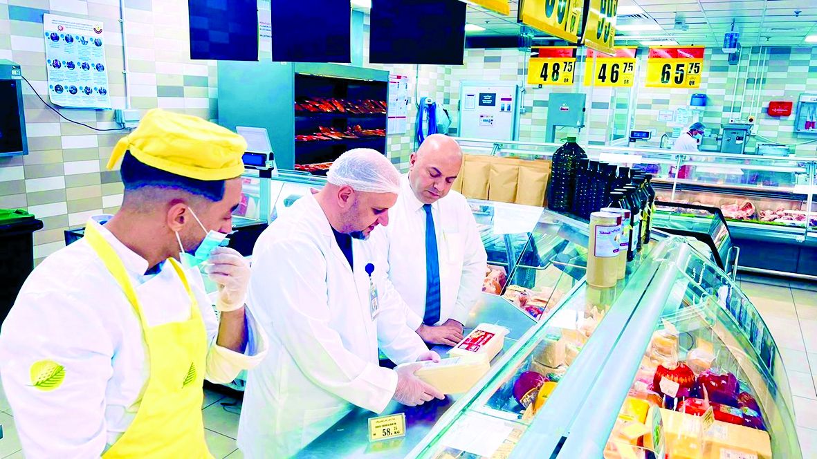 9987 جولة تفتيش غذائية بالدوحة في سبتمبر