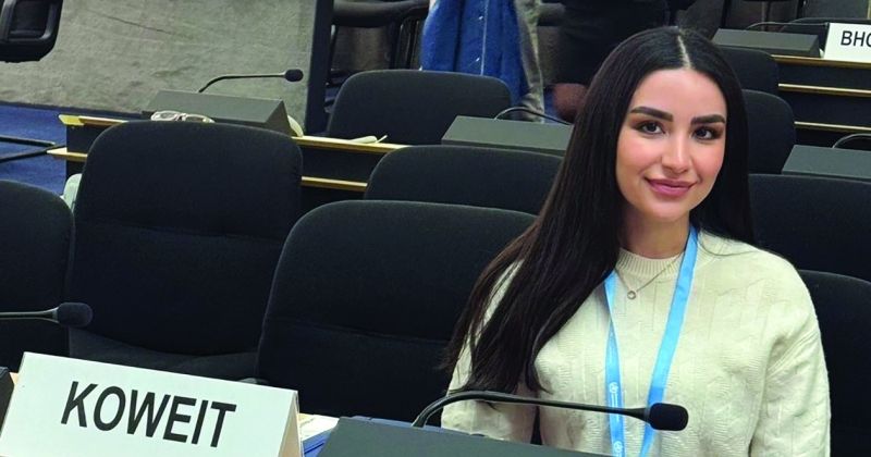 رهف خريبط في اجتماع مجلس حقوق الإنسان