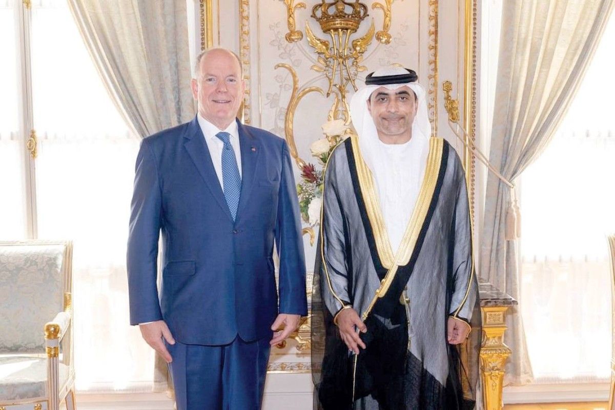 سفير الإمارات غير المقيم يقدم أوراق اعتماده إلى أمير موناكو
