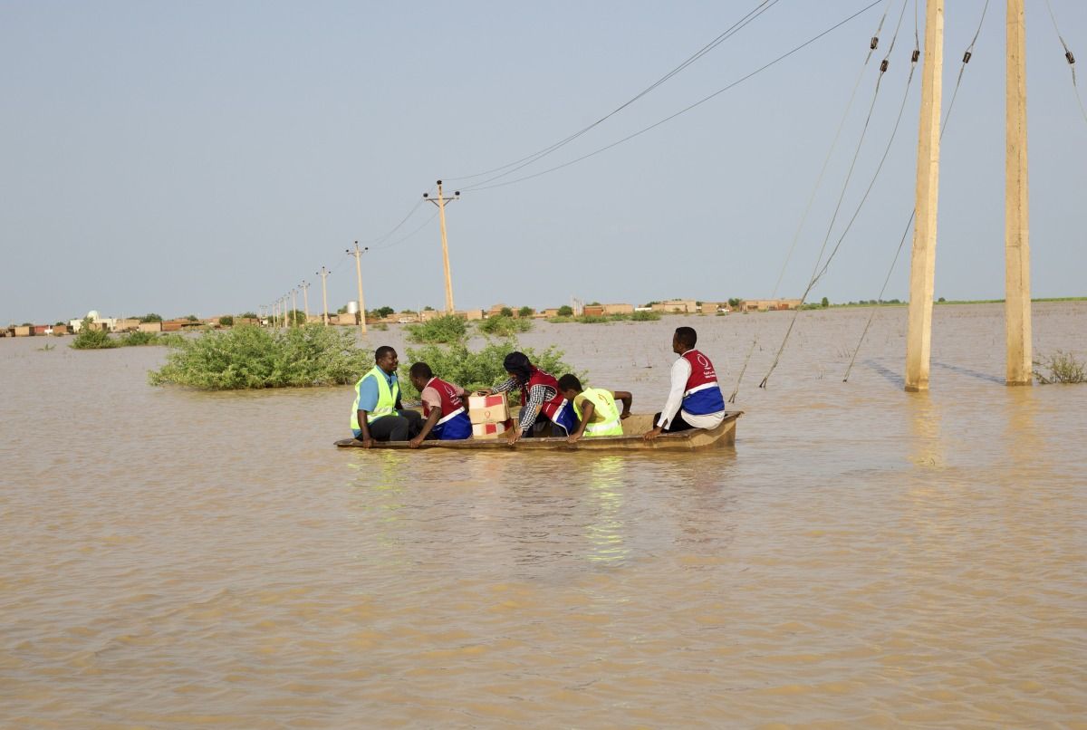قطر الخيرية تطلق استجابة عاجلة لإغاثة متضرري الفيضانات بالسودان