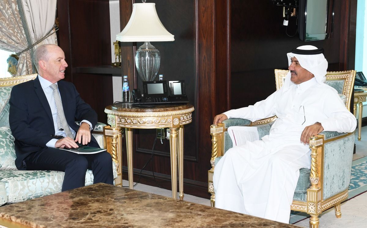 الأمين العام لوزارة الخارجية يجتمع مع الأمين العام لوزارة الشؤون الخارجية والتجارة بجمهورية أيرلندا