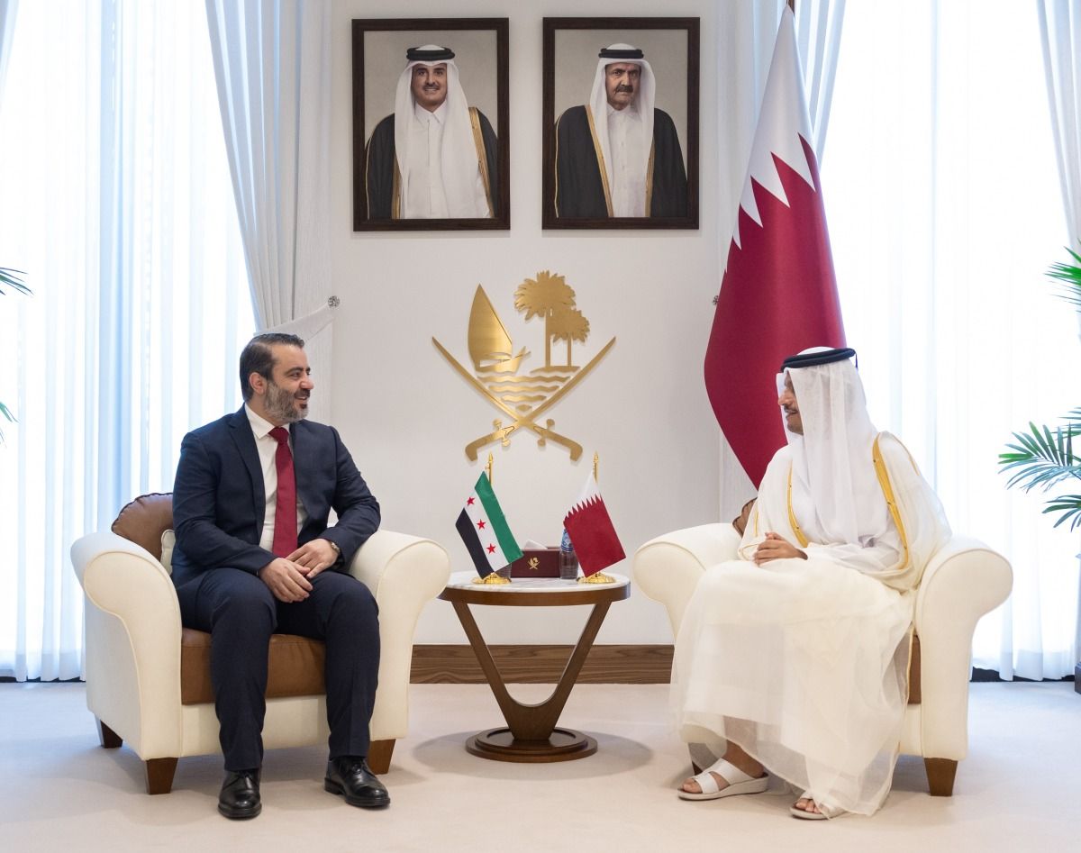 رئيس مجلس الوزراء وزير الخارجية يستقبل وزير الخارجية السوري